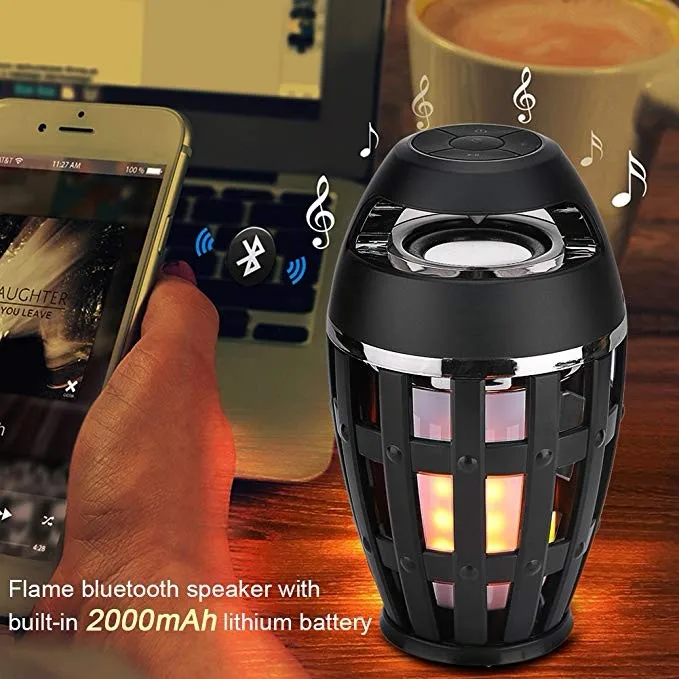 LED lantern speaker wireless bass sound party sound lantern 96 LED speaker - ANKUX.COM