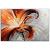 High performance asian style pure printed type flower art oil painting on canvas