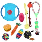 interactive plastic 10 pack set plush chew ball set pack dog toy