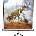 70"x70" 1:1 portable tripod projection screen, projector screen with round tripod