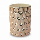 New Style Popular Scent Low Price Gel Ceramic CE Rose gold Candle Wax Holder Candle