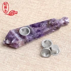 Natural Quartz Dream Amethyst Weed Pipe In Crystal Crafts