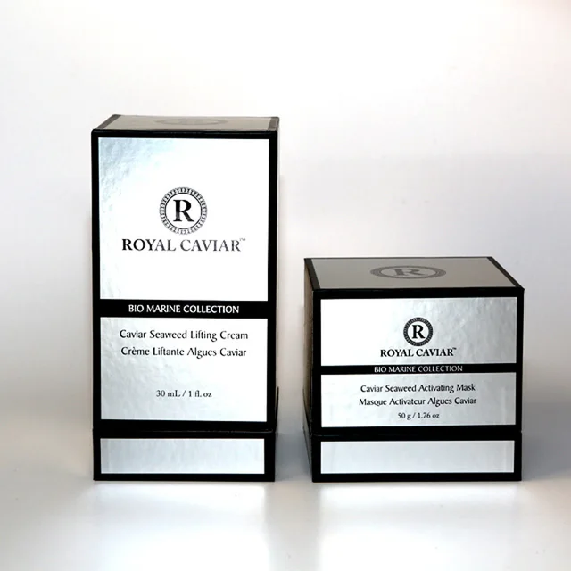 foil printing paper cardboard gift box for perfume cosmetic