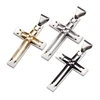 stainless steel religious crosses custom pendant jewelry
