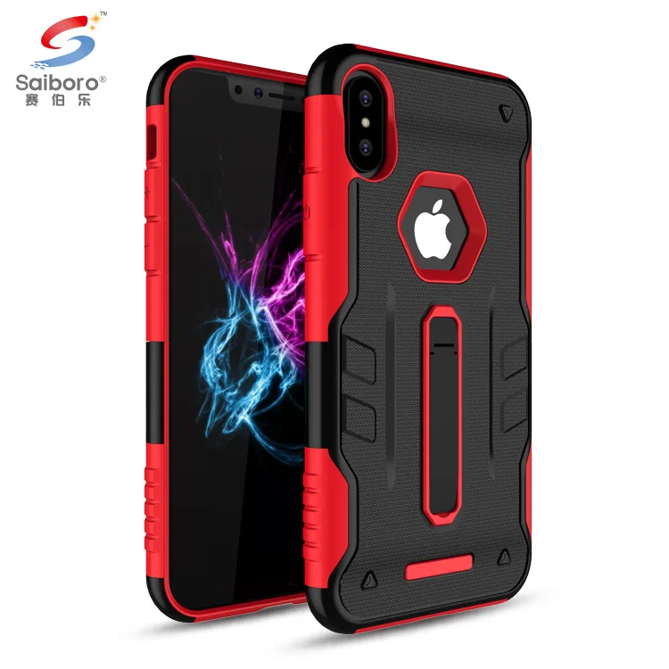 Mobile phone accessories cover tpu pc armor case for iphone x back cover hybrid, for iphone x kickstand case, Blue/red/yellow/purple/pink/green 
Mobile phone accessories cover tpu pc armor case for iphone x back cover hybrid, for iphone x kickstand case, Blue/red/yellow/purple/pink/green