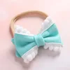 2019 new simple and cute felt bowknot ball little girl casual hairbands kids hair accessories elastic fashion hairband