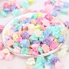 Wholesale Cheap Fashion Colorful Mini Resin Coated Flowers DIY Crafts Decorative Accessories Resin Rose Flower