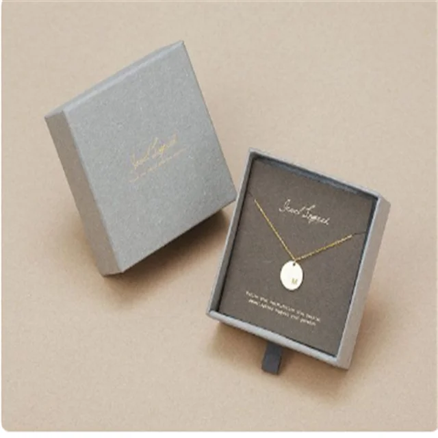 drawer matte luxury gift packaging ring paper box for jewelry