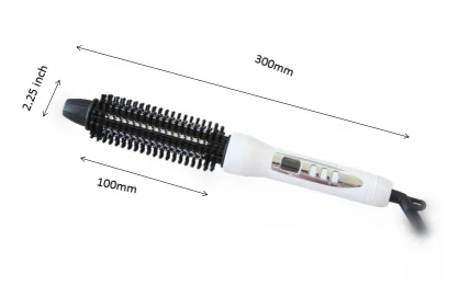 Wholesale hot sales fast PTC heater easy control hair curling brush with private label,welcome to OEM