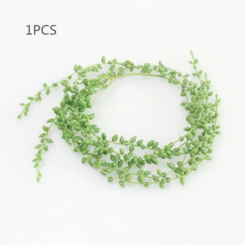Flone 3 Branch Simulation Succulents Lover Tears Green Rattan Wall Hangings Artificial Plant Home  Home Party Leisure De