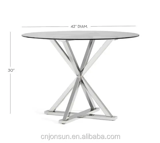 Высокое качество стекло обеденный стол круглый стол для продажи