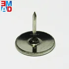 Custom nickel silver metal flat head thumb tacks push pin