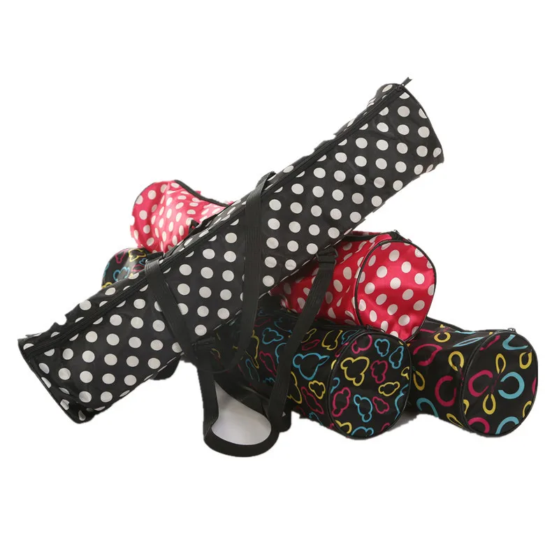 Non-woven Yoga Mat Bag (26" 10.2") with Front Pockets, Perfect fit 1/4 and 1/8 inch Thick Yoga Mat, Easy Open Full-Zip Design