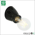 SAA certificated vintage ceramic lamp holder E27 bulb socket with edison bulbs