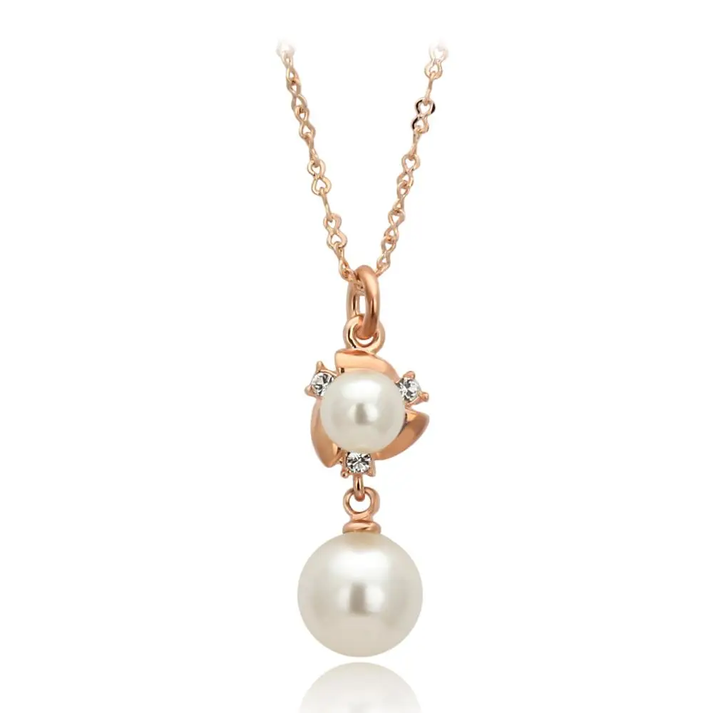 Crystal Imitation-Pearl Pendant Necklace Rose Gold Color For Women Girl Party Anniversary Fashion Jewelry Wholesale N107 N108
Crystal Imitation-Pearl Pendant Necklace Rose Gold Color For Women Girl Party Anniversary Fashion Jewelry Wholesale N107 N108