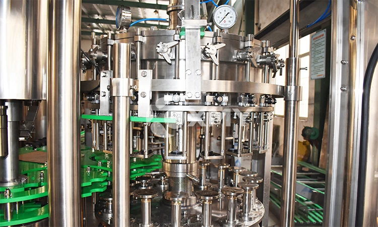 High quality isobaric beer glass bottle soft drink washing filling capping small machine