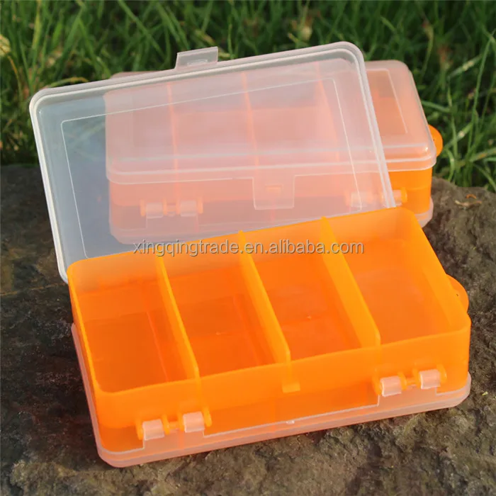 Compartments Fish Lures Hard Plastic Cases Double Sided Spinner Useful Multi-function Fly Fishing Storage Tackle Box