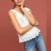/product-detail/fashion-women-white-ruffled-v-neck-cotton-blouse-with-button-60831140943.html