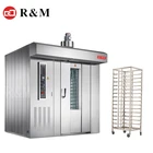 Industrial Automatic Kitchen Equipment 32 Trays Baking Pizza Rotary Oven For Bread Making