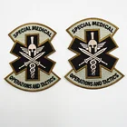 Custom wholesale polyester embroidered patches for clothes