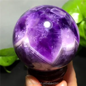 stone crystal ball purple quartz ball for home decoration