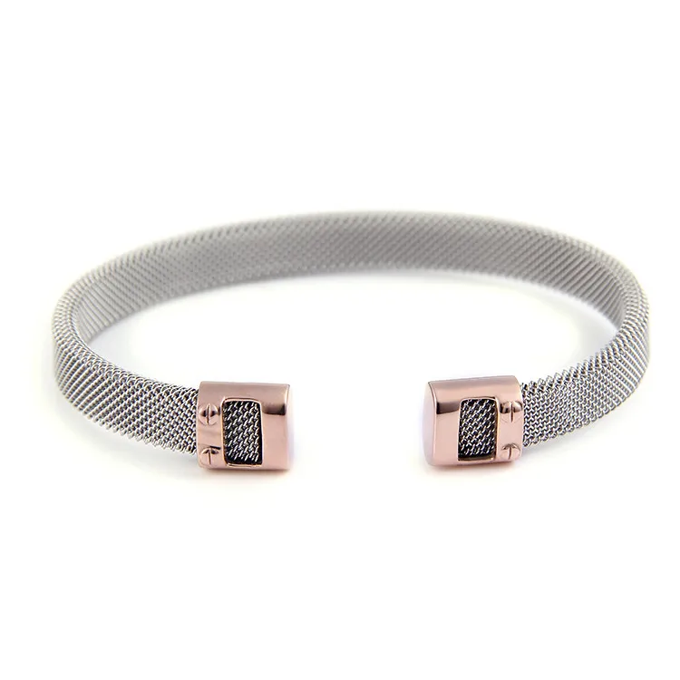 Fashion Design Stainless Steel Cuff Bangle Bracelet Charm Mesh Bracelet, As photo
Fashion Design Stainless Steel Cuff Bangle Bracelet Charm Mesh Bracelet, As photo