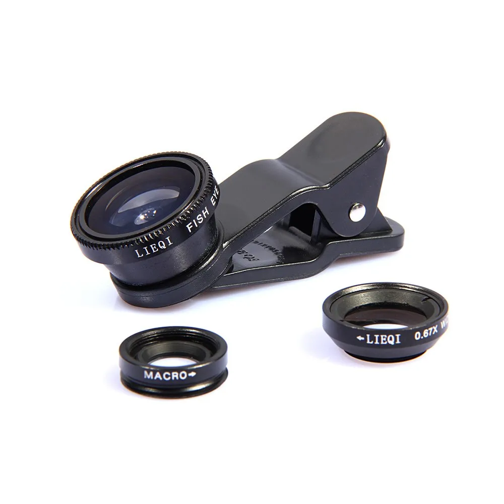 

Hot Selling LQ-001 3 in 1 0.67X Wide Angle Lens 180 fish eye macro lens Camera Lens for Mobile Phone galaxy note 3 Canon Nikon, Blue;purple;gold;red;silver;black