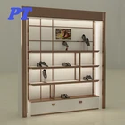 New elegant style wall display shelves shoes,shoe store display showcase