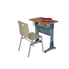 Wood Hot-selling Matel Single Decathable Table Stable Frame Iron Round Tuber Desk And Chair