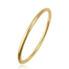 52338 xuping indian 14k gold-plated bracelet plain bangles, bangles india jewelry