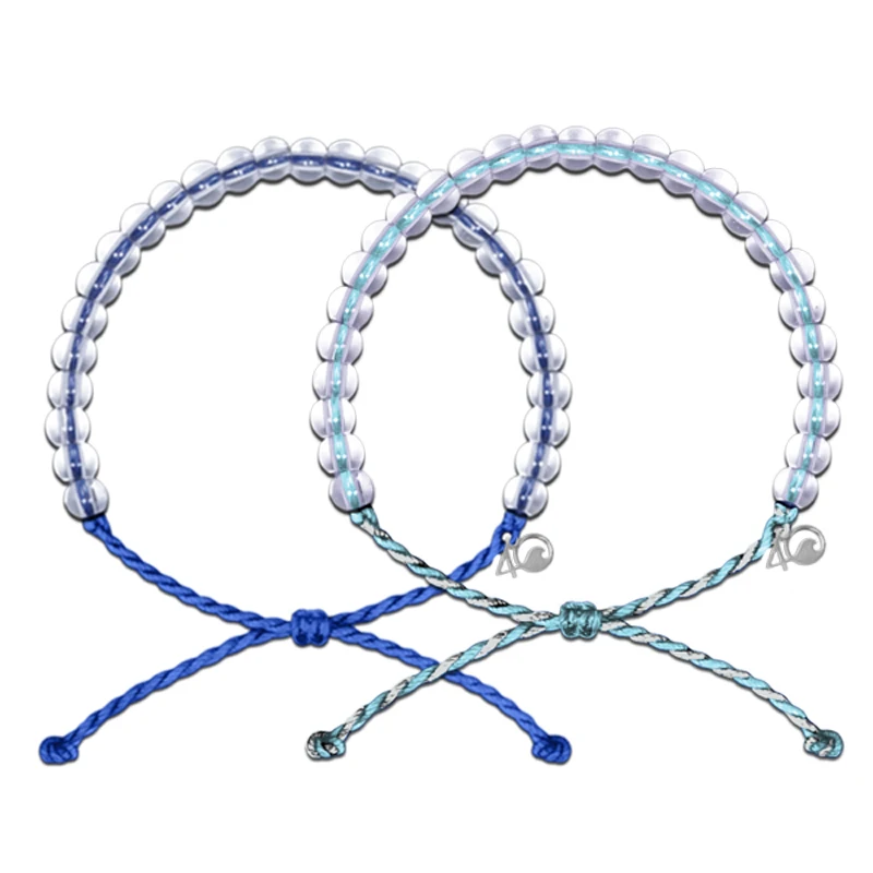 Transparent Glass Beads Adjustable Cord Beads Wristband Women 4 Oceans Bracelet, Blue
Transparent Glass Beads Adjustable Cord Beads Wristband Women 4 Oceans Bracelet, Blue