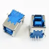 USB 3.0 Female B Type 9 Pin DIP Right Angle PCB Connector For Printer Port