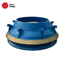 manganese steel casting Metso HP series wear concave of cone crusher spare parts
