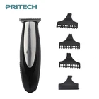 PRITECH Professional Cordless Rechargeable Stainless Steel Blade Trimmer Hair Clipper