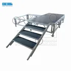 Cheap Aluminum Outdoor Event Concert Dance Exhibition Light Used Mobile Portable Stage Platform For Sale