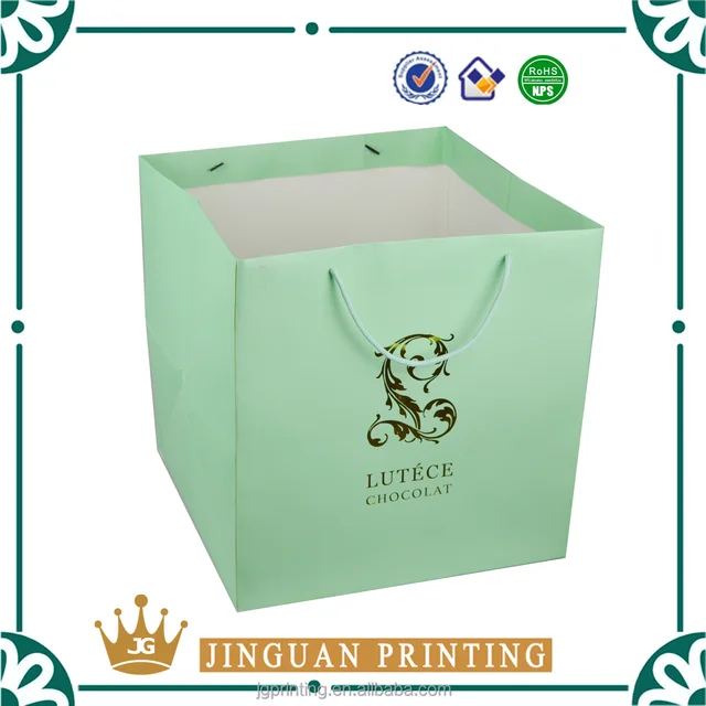 elegant shopping packaging high quality recycled gift big paper