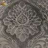 350gsm 100% polyester warp knitted 3D embossed upholstery velvet fabrics for sofa