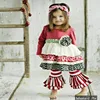 New designs smocked children spring boutique trendy clothes bulk wholesale cotton kids clothing