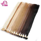 12in-24inch Factory Wholesale Virgin Remy Human stick I Tip Pre-bonded Hair Extensions