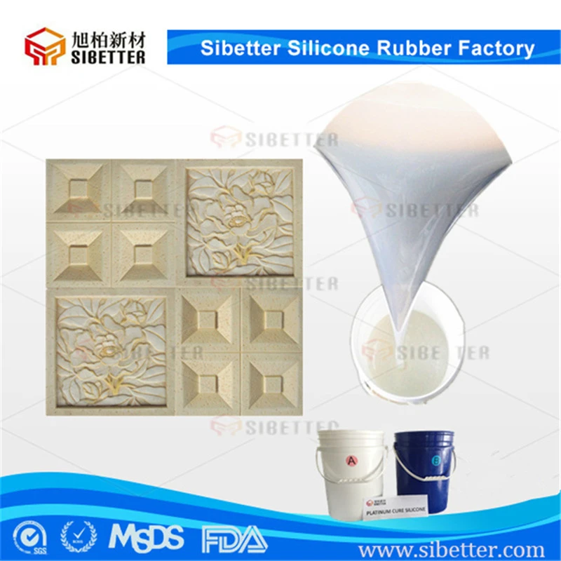 Platinum Cure Silicone Rubber for Concrete Stamps Mold