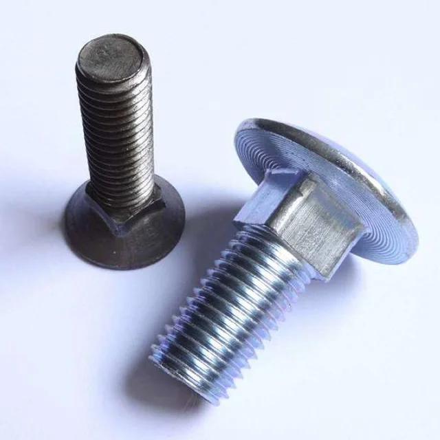 din603 carriage bolt m8x50 zinc plated supplier with lower