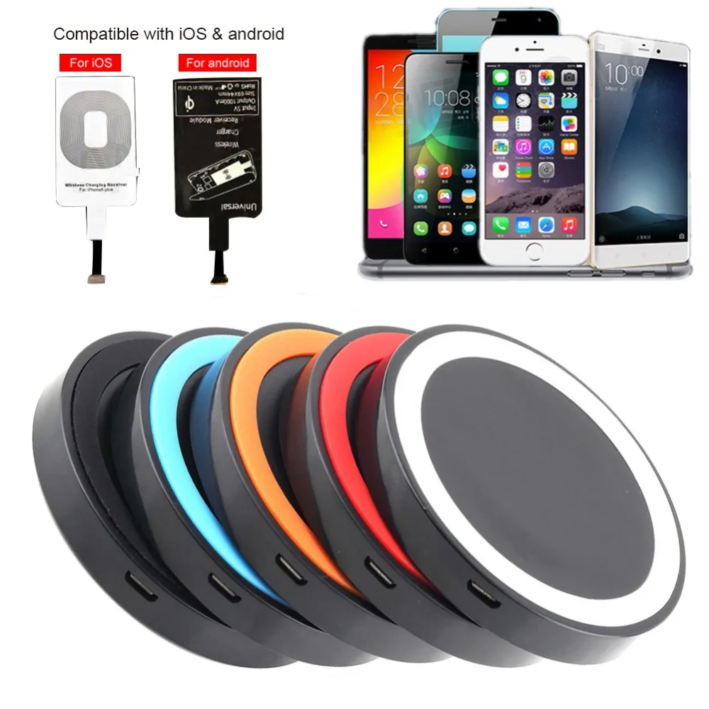 Behenda 2019 New Universal Q5 Qi Wireless Mobile Charger Charging Pad with Qi Receiver wireless charger - ANKUX.COM