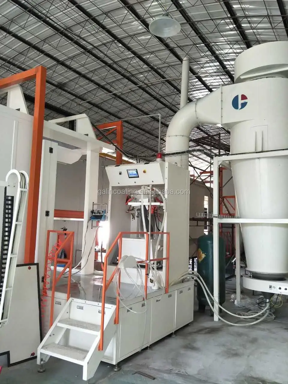 Manual Automatically Pp Sheet Electrostatic Powder Coating Line