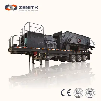 portable stone crushing plant, Portable jaw crusher