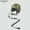 Military pilot communications helmet headset for air force
