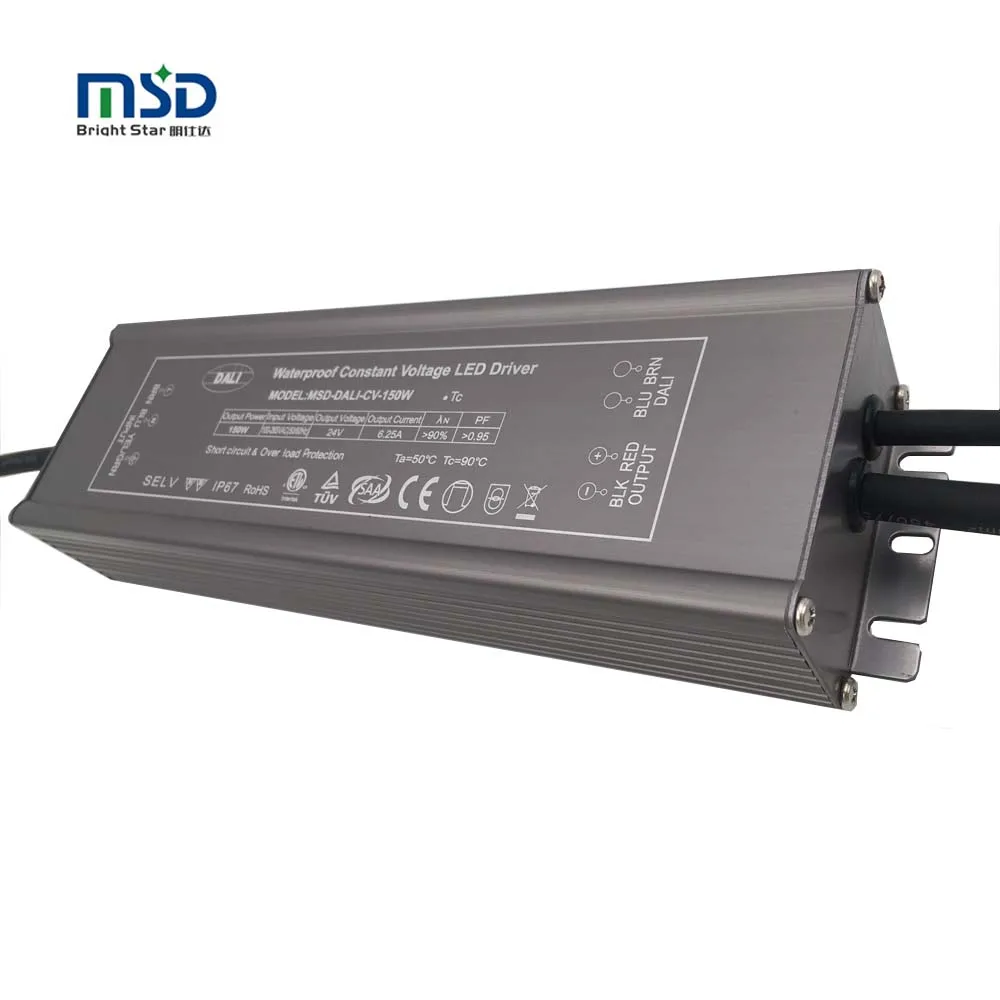 constant voltage 150W 12V 24V 36V 48v dali led driver DALI bus standard:IEC62386-101, 102, 207