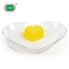 Plastic smooth line unique heart shape dish disposable tableware for sale