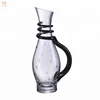 High quality crystal decanter whisky decanter wine decanter with back silk design