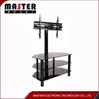 remote controlled glass table tv stand for lcd tv
