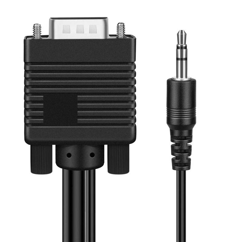 VGA 15Pin Male to 3.5MM Audio Cable Ide Vga Computer Cable - ANKUX.COM